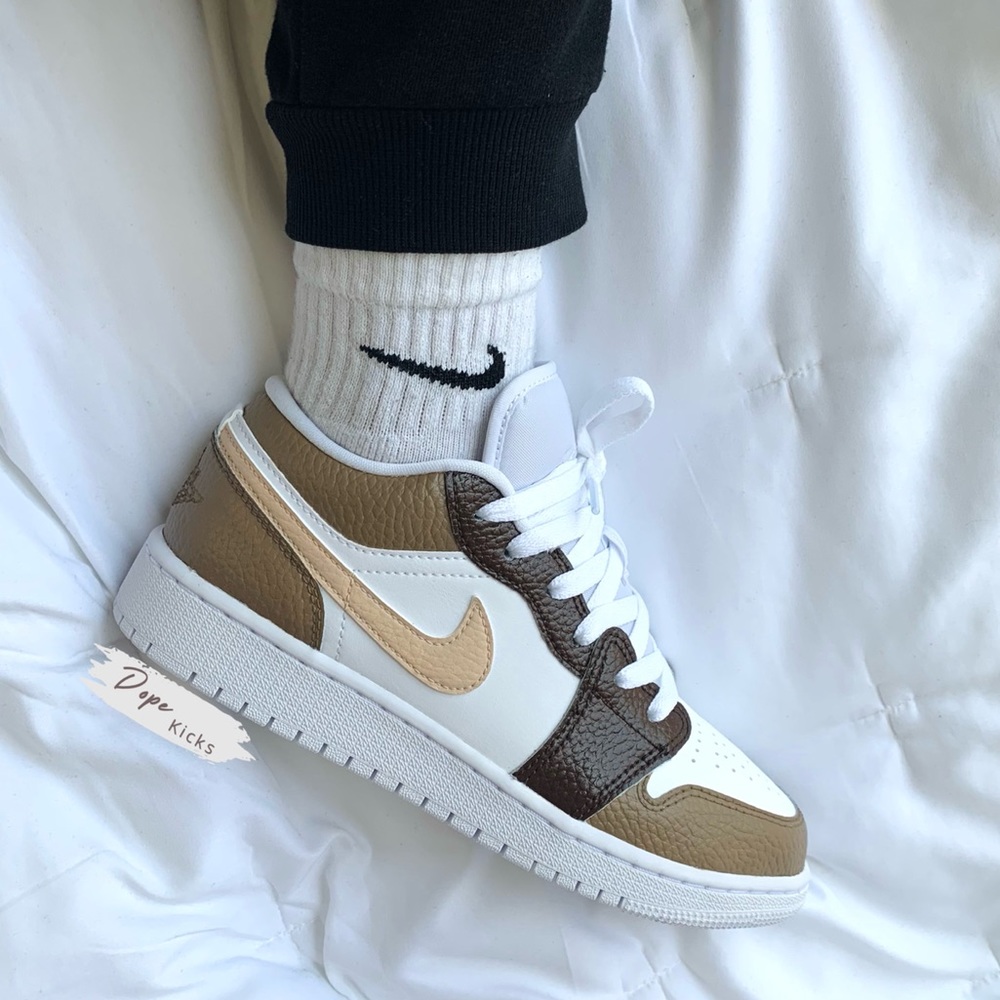 Custom Brown Shades Jordan Lows